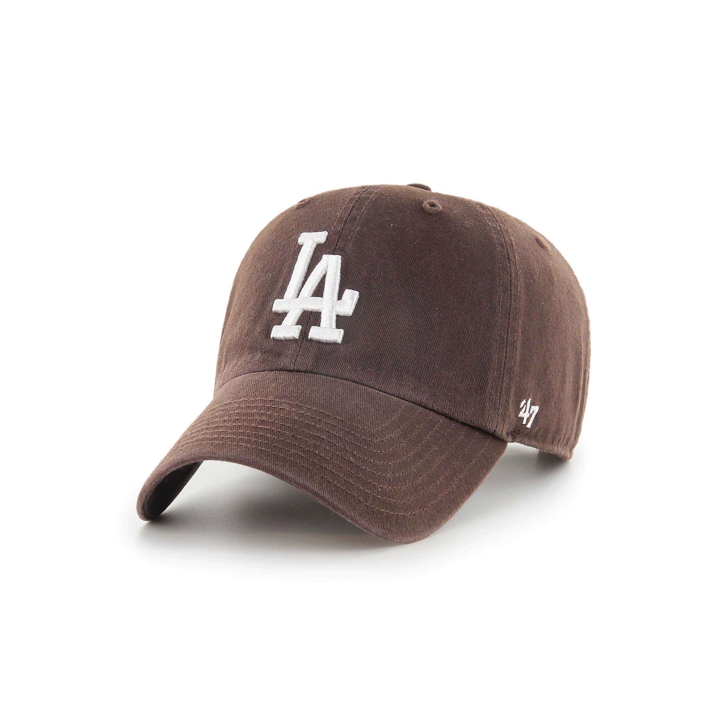 47 Los Angeles Dodgers Cleanup Snapback Hat - Brown - BROWN